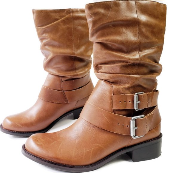Matisse Shoes - Matisse Brown Leather Boots Women's Size 8